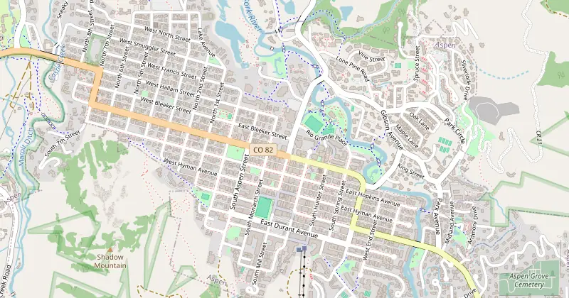 Map of Hotel Jerome, Auberge Collection with nearby hotels