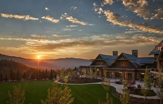 Montage Big Sky in Big Sky, large multi-story lodge
