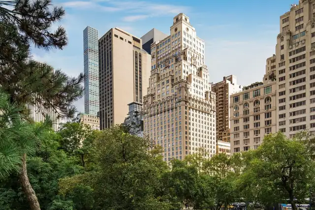 Ritz-Carlton Central Park in New York, view of tall city buildings