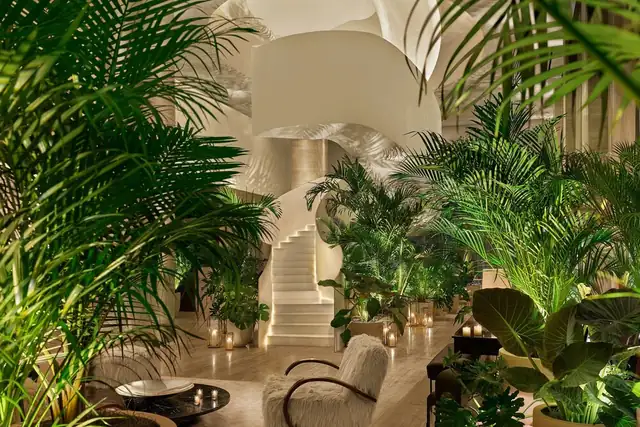 The Tampa EDITION in Tampa, luxurious indoor space with a central feature